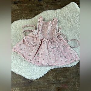 LACEY LANE | Pink Floral Apron Dress